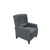 ZUN Redde Boo New Design Classic Dark Gray Waterproof Fabric Living Room Pull Button Sofa, High Back W118348061