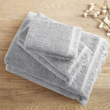 ZUN Cotton Dobby Slub 6 Piece Towel Set B03596682