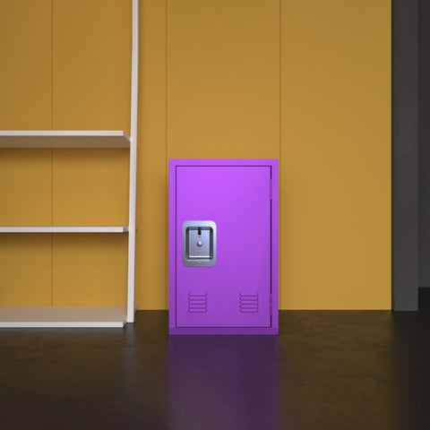 ZUN 24" H Locker Cabinet, Metal Locker Cabinet with 1 Doors, Small Metal Locker,Lockable W396100782