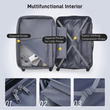 ZUN Hardshell Luggage Sets 2Pcs + Bag Spinner Suitcase with TSA Lock Lightweight 20" + 28" PP309434AAH