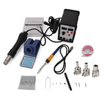 ZUN 898D 2 in 1 Soldering Station and Hot Air Gun Digital Display Adjustable Soldering Station with 22807905