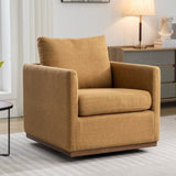 ZUN Mid Century Modern Swivel Accent Chair Armchair for Living Room, Bedroom, Guest Room, Office, WF315697AAM