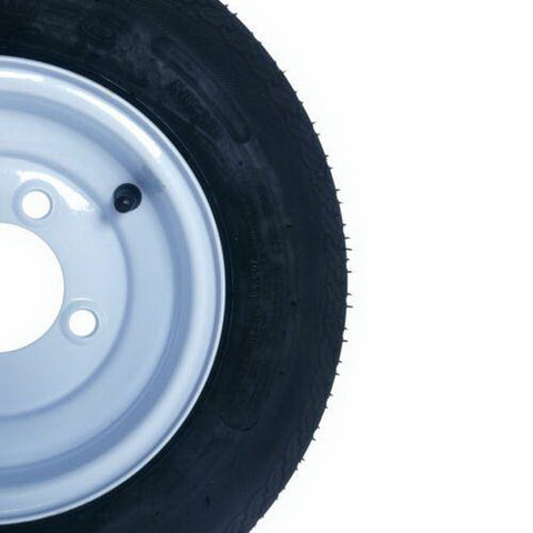 ZUN 2pcs Trailer Tires & P819 Rim Width: 3.75" / 9.52cm 4 lugs on 4" Center 590 lbs 64484502