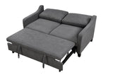 ZUN 69" 3 in 1 Convertible Queen Sleeper Sofa Modern Fabric Loveseat Futon Sofa Couch w/Pullout W1417111822