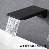 ZUN Wall Mount Waterfall Bathtub Faucet W121749830