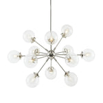 ZUN Paige 12-Light Chandelier with Oversized Globe Bulbs B03596549