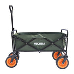 ZUN Collapsible Folding Utility Wagon Cart Heavy Duty Foldable Outdoor Garden Camping Cart with W1511114606