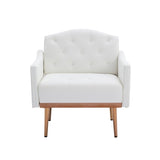 ZUN COOLMORE Accent Chair ,leisure single sofa with Rose Golden feet W39536355