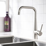 ZUN Kitchen Faucet Single Handle 1 Hole Kitchen Sink Faucets W1932P149027