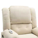 ZUN Massage Recliner,Power Lift for Elderly with Adjustable Massage and Heating Function,Recliner WF308781AAA