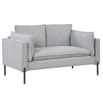 ZUN 56" Modern Style Sofa Linen Fabric Loveseat Small Love Seats Couch for Small Spaces,Living WF293334AAE