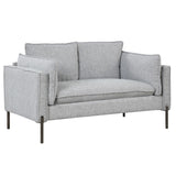 ZUN 56" Modern Style Sofa Linen Fabric Loveseat Small Love Seats Couch for Small Spaces,Living WF293334AAE