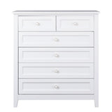 ZUN Solid Wood spray-painted drawer dresser bar,buffetware cabinet lockers buffet server console W679103302