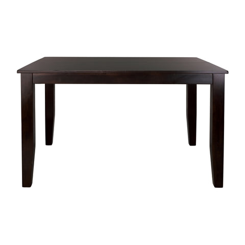 ZUN Casual Dining Warm Merlot Finish 1pc Counter Height Table with Self-Storing Extension Leaf Strong B01153765