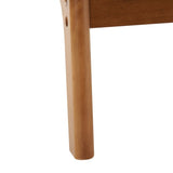 ZUN Oak Armrest Oak Upholstered Single Lounge Chair Indoor Lounge Chair Orange 94410146