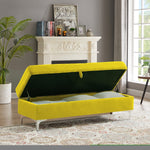 ZUN Storage Bench Solid Color 2 Seater Furniture Living Room Sofa Stool 62110794