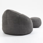ZUN Bedding Bean Bag Sofa Chair High Pressure Foam Bean Bag Chair Adult Material with Padded Foam W1996131225
