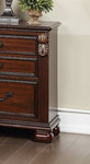 ZUN Bedroom Furniture Traditional Look Unique Wooden Nightstand Drawers Bed Side Table Cherry HSESF00F5486