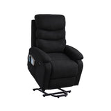 ZUN Power Lift Recliner Chair Sofa Ecectric Chair with Message Soft Fabric Dark Grey W1669107704