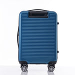 ZUN Carry-on Luggage 20 Inch Front Open Luggage Lightweight Suitcase with Front Pocket and USB Port, 1 PP314954AAC