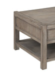 ZUN Bridgevine Home Cypress Lane 50 inch Coffee Table, No Assembly Required, White Oak Finish B108P163864