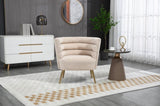 ZUN COOLMORE Accent Chair ,leisure single chair with Golden feet W1539102571