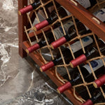 ZUN 32 Bottles Freestanding wine rack,Wine Storage Rack, Freestanding Display Rack for Kitchen, Pantry, W2221P145278
