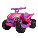 ZUN Kids Ride-on ATV, 6V Battery Powered Electric Quad Car with Music, LED Lights and Spray Device, 4 W2181P154961