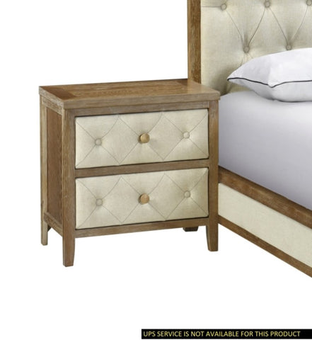 ZUN Beautiful Walnut Finish Nightstand 1pc Designed Drawers Fronts Modern Bedroom Furniture B011P147840