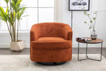 ZUN COOLMORE Swivel Chair, Comfy Round Accent Sofa Chair for Living Room, 360 Degree Swivel W395102562