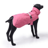 ZUN New Style Dog Winter Jacket with Waterproof Warm Polyester Filling Fabric-（pink ,size 2XL）） 21163141