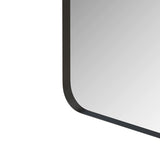 ZUN Wall Mirror 30x40 Inch Black Rectangular Mirror Metal Framed Mirror Vanity Mirror Dressing Mirror, W1435107733