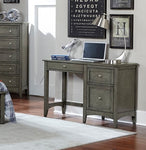 ZUN Transitional Styled Cool Gray Finish 1pc Writing Desk with 2x Drawers 1 Keyboard Tray Home B01166420