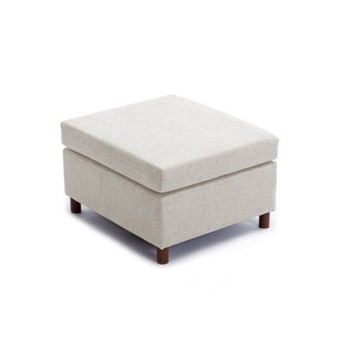 ZUN Single Movable Ottoman for Modular Sectional Sofa Couch Without Storage Function, Ottoman Cushion W1439118802