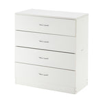 ZUN [FCH] Modern Simple 4-Drawer Dresser White 86913595