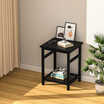 ZUN WTZ Nightstand, End Table, Bamboo Night Stand Bedside Table, Side Table for Bedroom Living Room 46583460