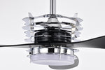 ZUN 52'' ABS Blades Ceiling with Lights and Remote , DC Motor Modern Ceiling W1592109410