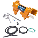 ZUN 20GPM 12V Fuel Transfer Pump with Nozzle Kit for Transfer of Gasoline Diesel Fuel 23359108