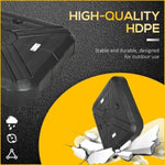 ZUN Fillable Patio Cantilever Umbrella Base w/ Wheels, HDPE Heavy-Duty Offset Umbrella Weights w/ Steel W2225142544
