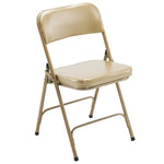 ZUN 4 Pack Metal Folding Chairs with Padded Seat and Back, for Home and Office, Indoor and Outdoor 66348978