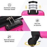 ZUN Luggage Sets of 2 Piece Carry on Suitcase Airline Approved,Hard Case Expandable Spinner Wheels PP302833AAD
