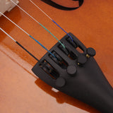 ZUN New 4/4 Acoustic Violin Case Bow Rosin Natural 97819768