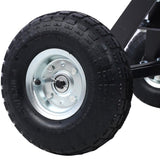 ZUN Trailer Dolly with Pneumatic Tires - 600 Lb. Maximum Capacity,black color W46542295