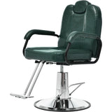 ZUN Deluxe Reclining Barber Chair with Heavy-Duty Pump for Beauty Salon Tatoo Spa Equipment WF190092FAA