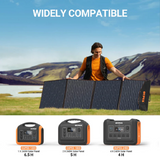 ZUN OUPES 1200W Portable Power Station+240W Solar Panel for Camping Emergency 68918342