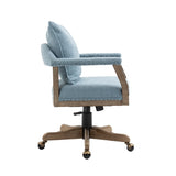 ZUN COOLMORE Computer Chair Office Chair Adjustable Swivel Chair Fabric Seat Home Study Chair W395121401