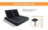 ZUN Bridgevine Home Queen Size Quick Assembly Adjustable Bed Frame with Voice Activated Controls B108131464