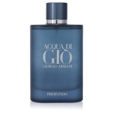 Acqua Di Gio Profondo by Giorgio Armani Eau De Parfum Spray 4.2 oz for Men FX-554491