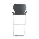 ZUN Bar chair modern design for dining and kitchen barstool with metal legs set of 4 W21053648
