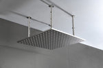 ZUN 20"x20" Shower Head Stainless Steel Bathroom Showerhead Ceiling Mount W928123463